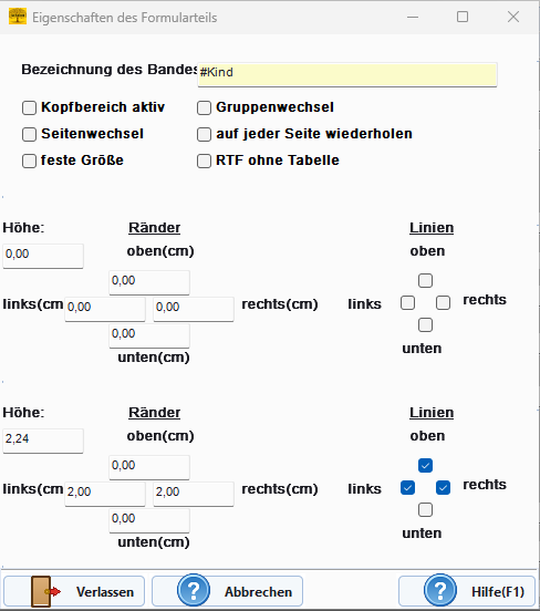 Identfeld-Editor