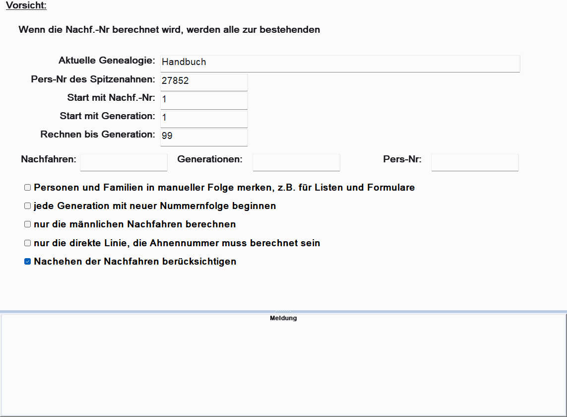 Ansicht des Fensters oder Dialogs